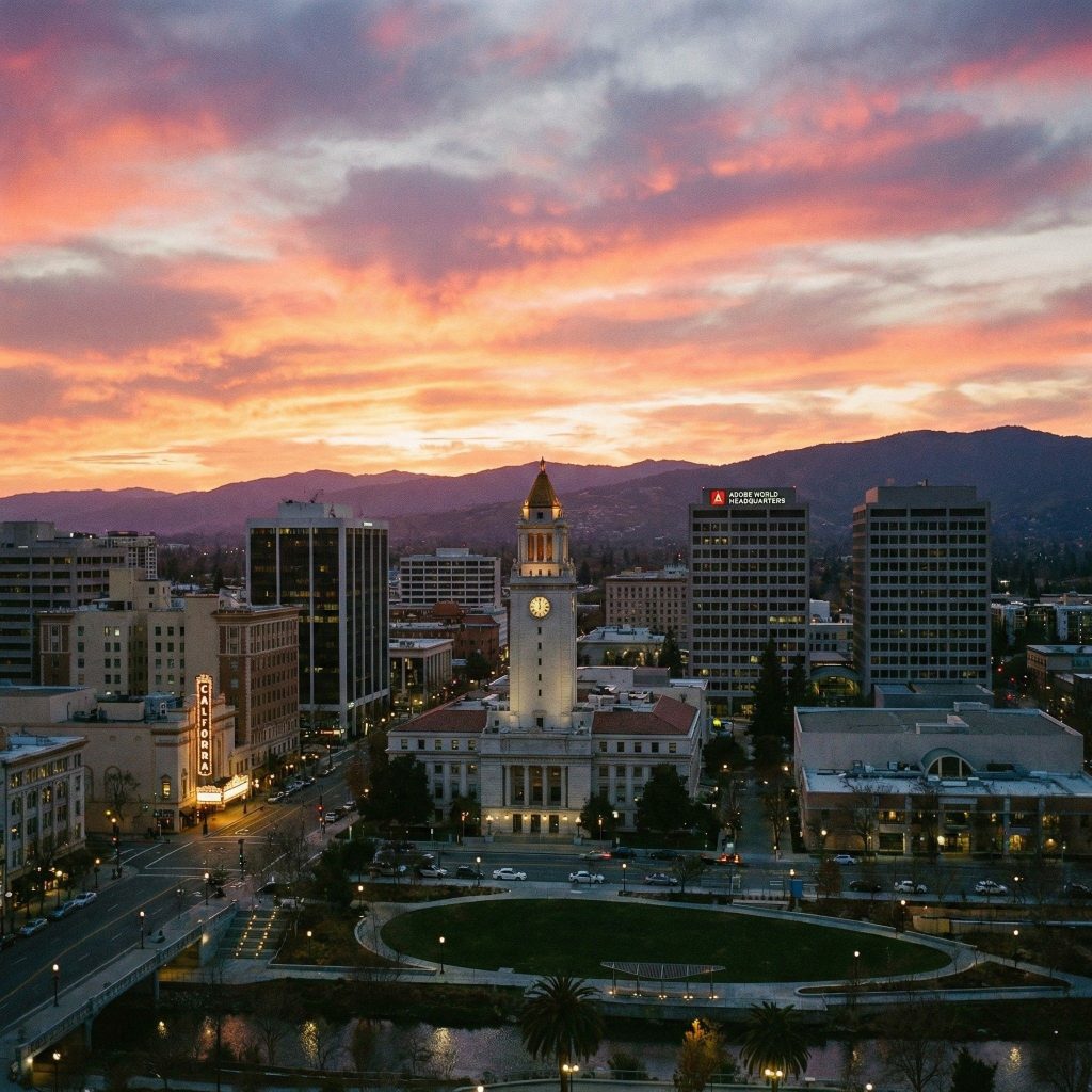 San Jose City Skyline