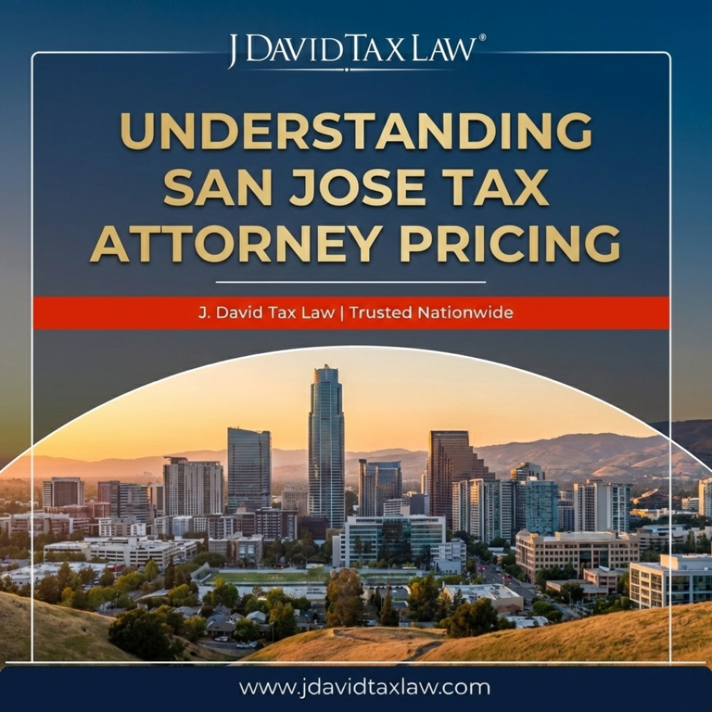 San Jose Tax Attorney Pricing