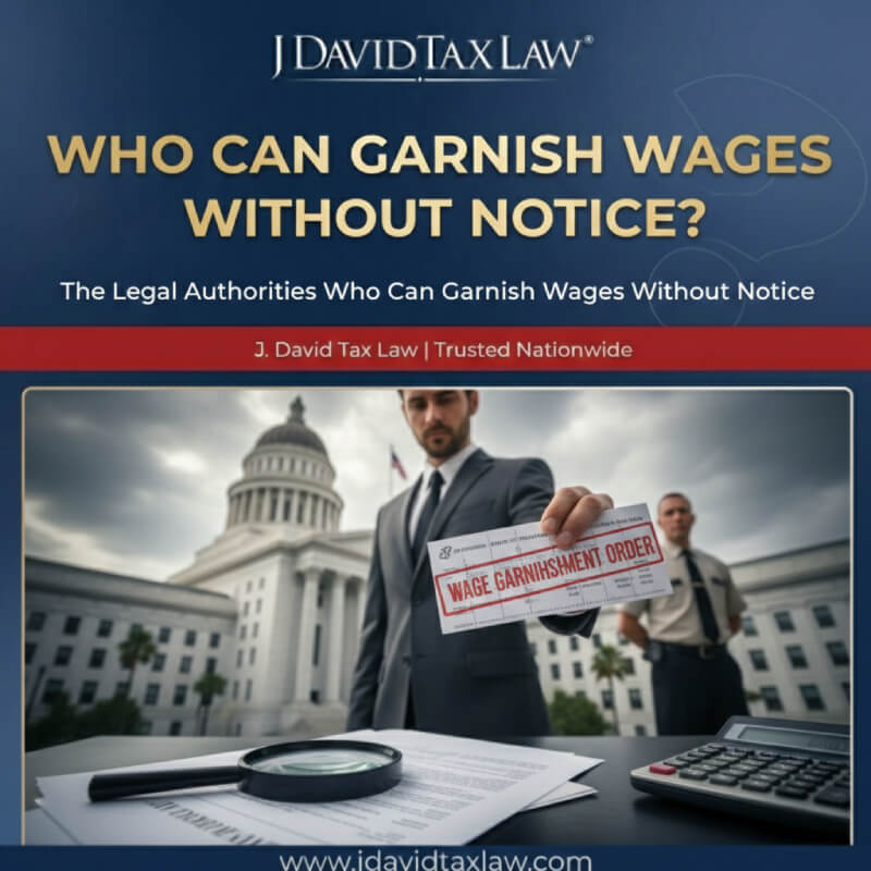 Who Can Garnish Wages Without Notice - Thumbnail