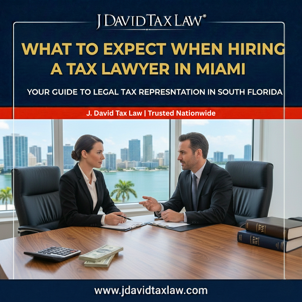 What to expect with a Miami tax lawyer