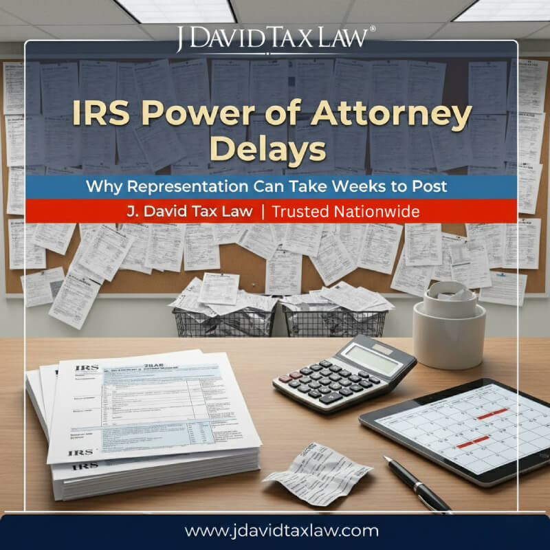 IRS Power of Attorney Delays Explained - Thumbnail